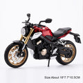Scale 1:12 Honda CB650 HP4 Motorcycle Model Toy Alloy Diecast Shock Absorption Miniature Racing Motor Models for Kids Gifts