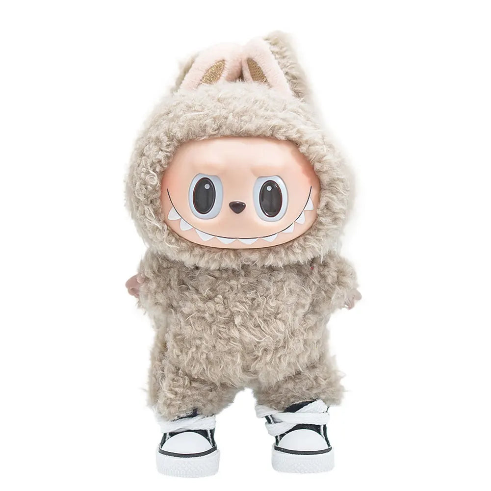 For LABUBU Leather Shoes Suitable for 17cm Cotton Dolls Shoes Boots Toys Casual Sports Shoes Dolls Accessories DIY Doll Toys