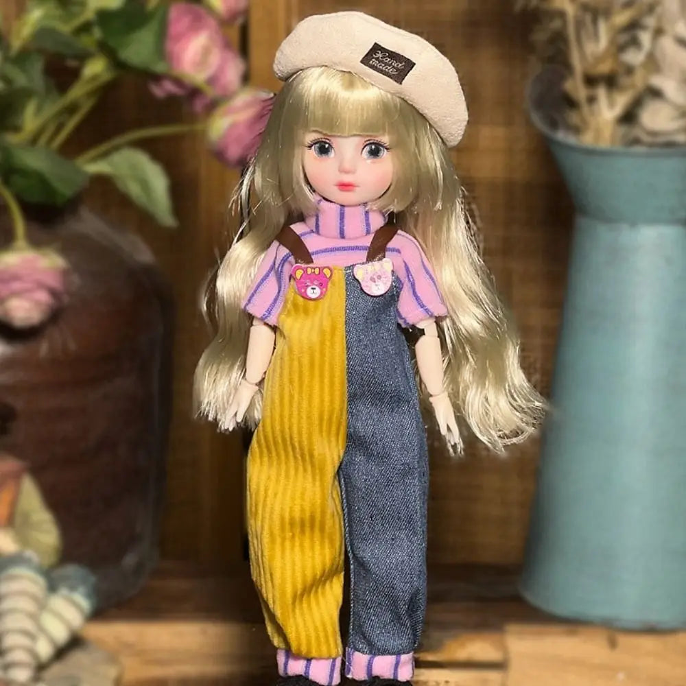 1/6 SD 30cm Bjd Doll with Clothes Long Hair High Heel Princess Dress Up BJD Dolls Elegant Attractive Eyes