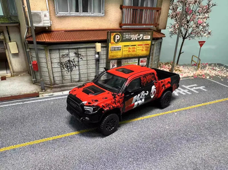 Diecast Unique UM 1:64 Scale Tacoma Alloy Car Model Classics Adult Souvenir Gift Static Display