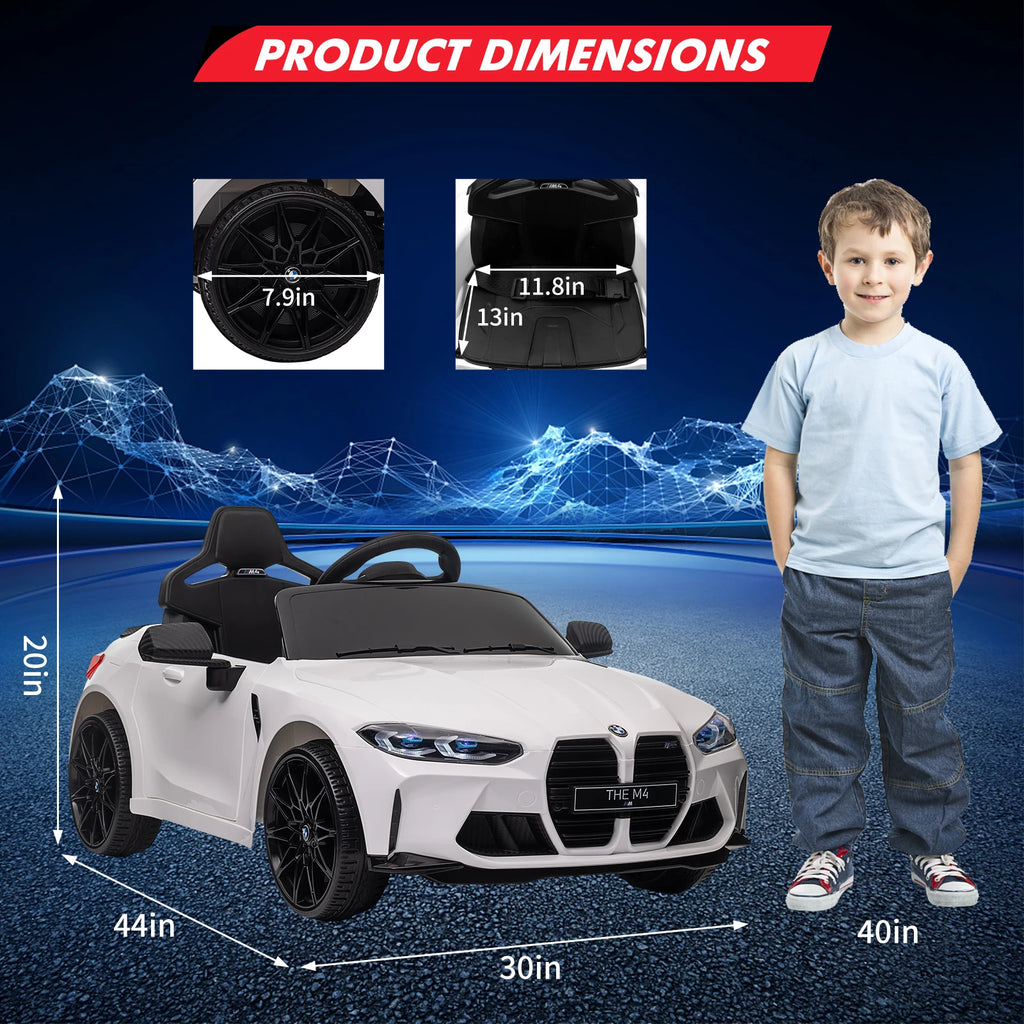 12V Toddlers Electric Vehicle Ride On Car Toys for Kids 3-8Y,with Remote Control,3 Speeds,Led Light,Suspension System,Bluetooth