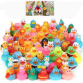 10-100PCS Rubber Duck for Jeeps Toy Assortment - Bulk Floater Duck for Jeep Ducking  Party Favors