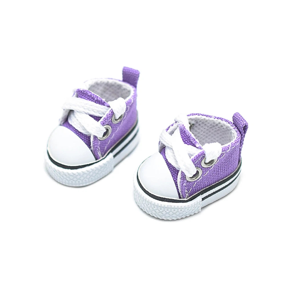 For LABUBU Leather Shoes Suitable for 17cm Cotton Dolls Shoes Boots Toys Casual Sports Shoes Dolls Accessories DIY Doll Toys