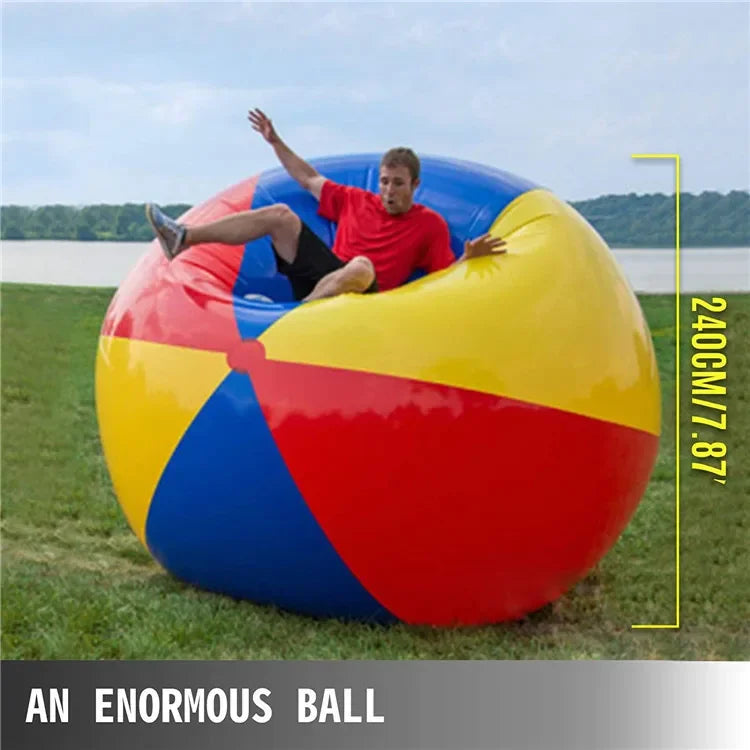 100/200cm Giant Inflatable Pool Beach Thickened Pvc Sports Ball Outdoor Water Games Party Children's Toy Balloon