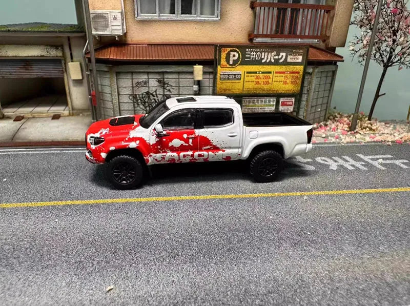 Diecast Unique UM 1:64 Scale Tacoma Alloy Car Model Classics Adult Souvenir Gift Static Display