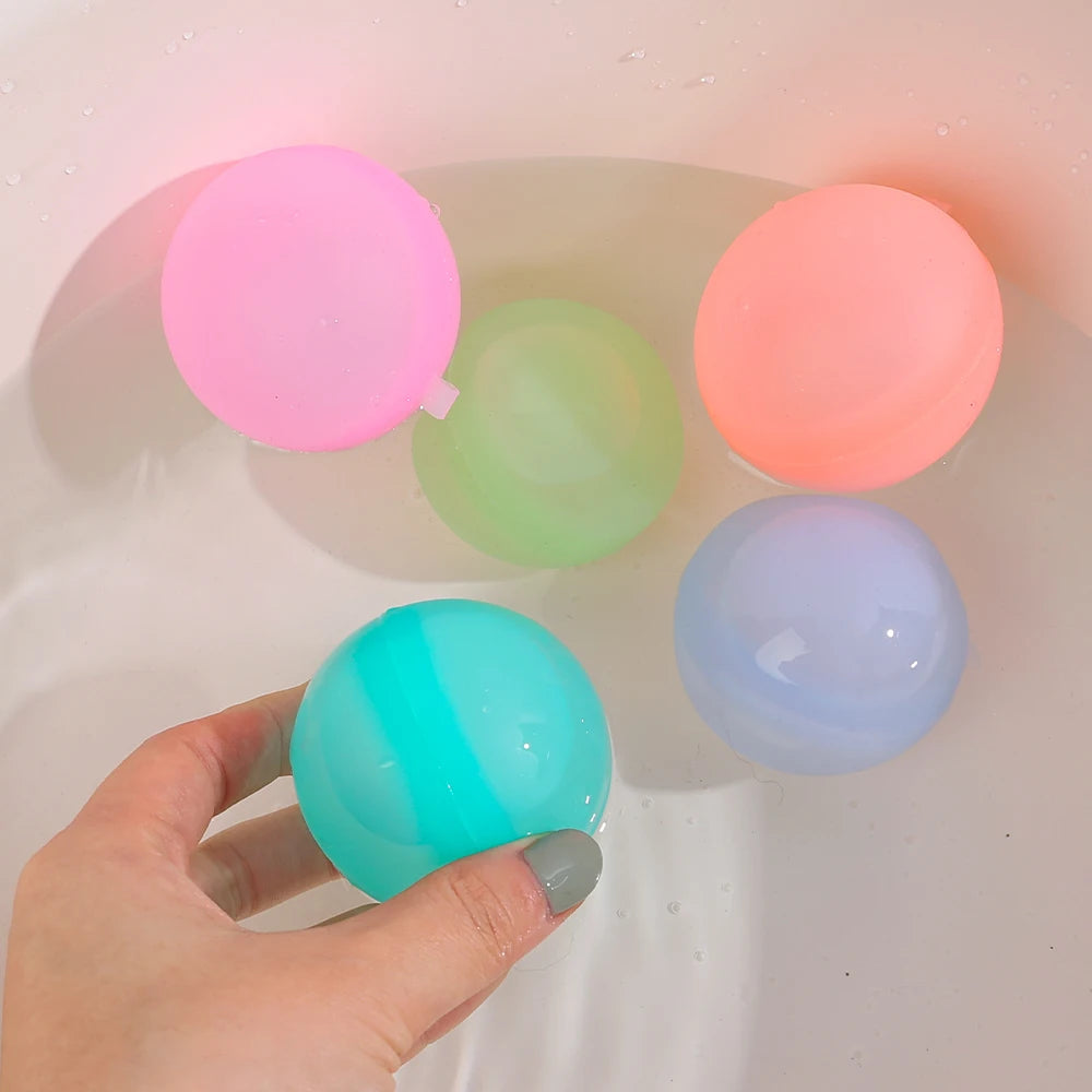 10-30Pcs Reusable Water Balloons for Kids Adults Outdoor Activities, Kids Pool Beach Bath Toys Water Bomb for Summer Games