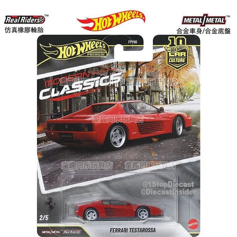 Hot Wheels Car Culture Modern Classics Rally Series FPY86 Alloy Diecast Car Model Metal Base Rubber Tires Car Model Collection