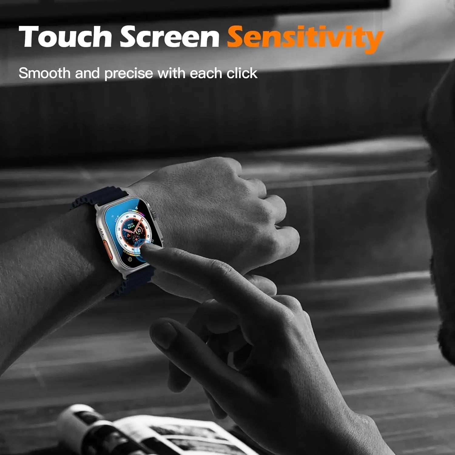 Easy Install Bubble Free Clear Tempered Glass For Apple Watch Ultra 2 Ultra3 Anti-Scratch Screen Protector For iWatch Ultra 49mm