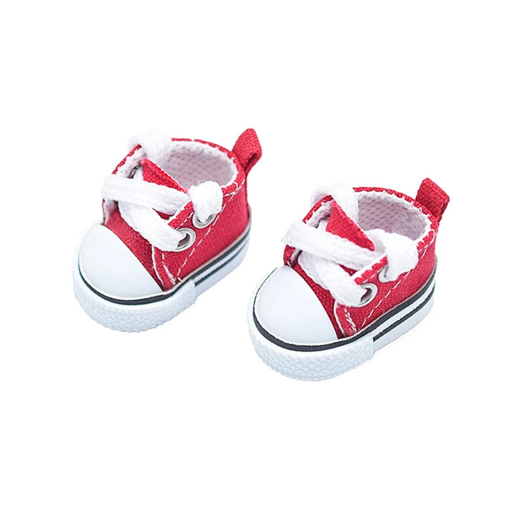 For LABUBU Leather Shoes Suitable for 17cm Cotton Dolls Shoes Boots Toys Casual Sports Shoes Dolls Accessories DIY Doll Toys