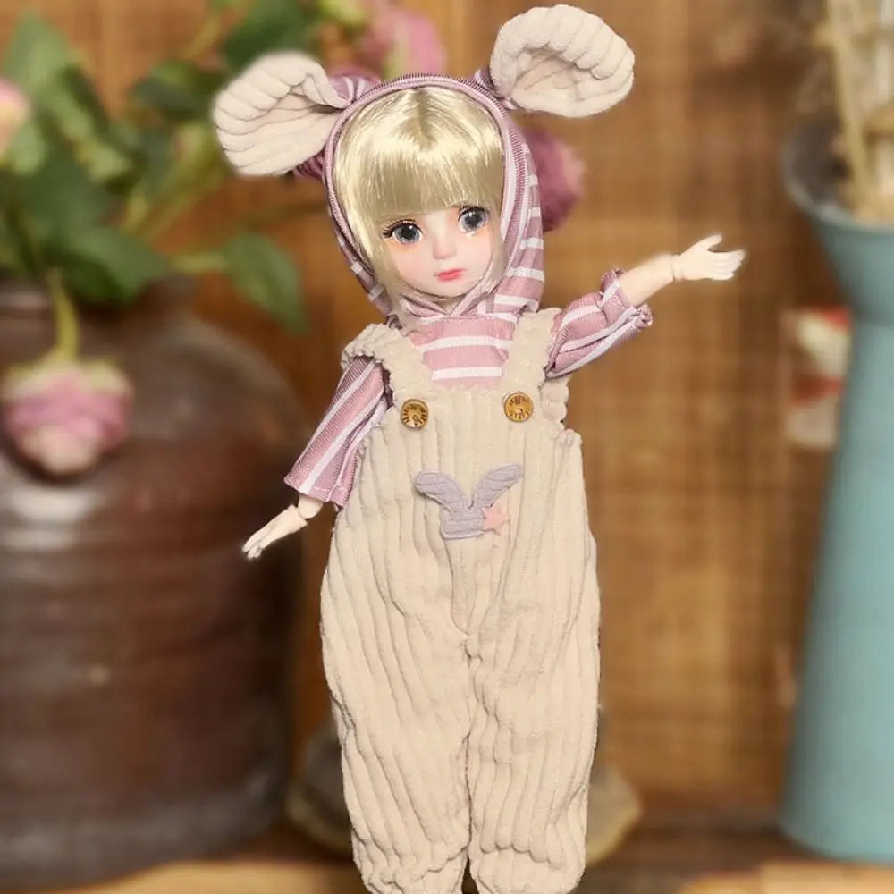 1/6 SD 30cm Bjd Doll with Clothes Long Hair High Heel Princess Dress Up BJD Dolls Elegant Attractive Eyes